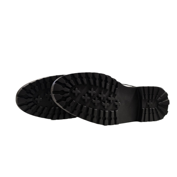Men\'s Black Leather Lace-Up Chukka Boots